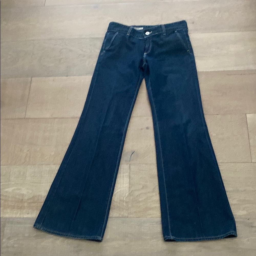 Women's Flared Blue Jeans